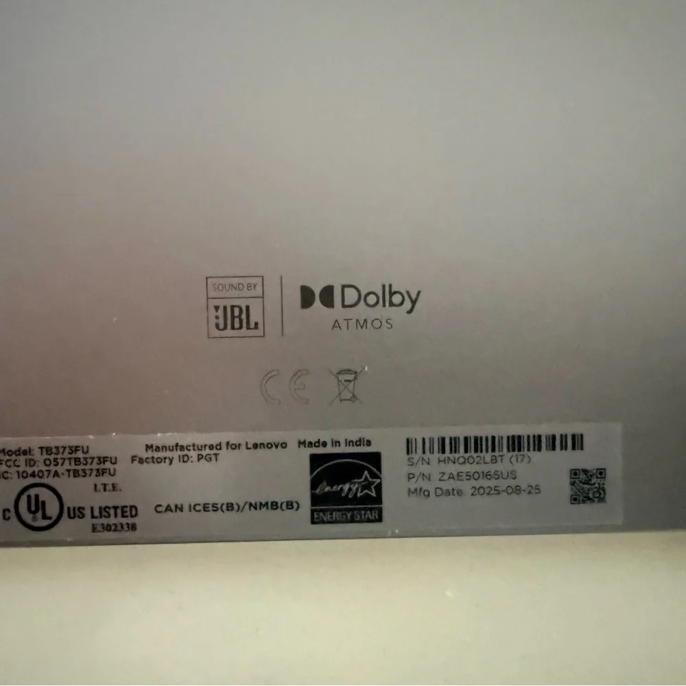 Lenovo Tablet in Gray - never used